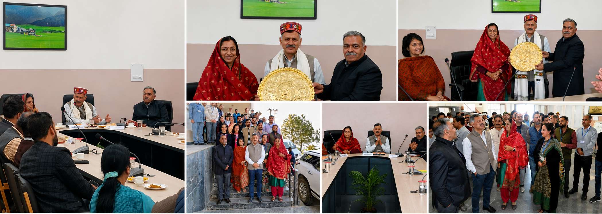 The visit of Shri Rajesh Dharmani Hon'ble Technical Education Minister Himachal Pradesh